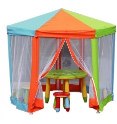Gyerek sátor szúnyoghálóval